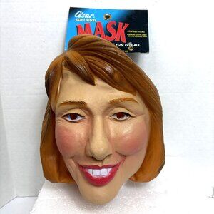Vintage Hillary Clinton Mask with Liner NOS NWT 1992